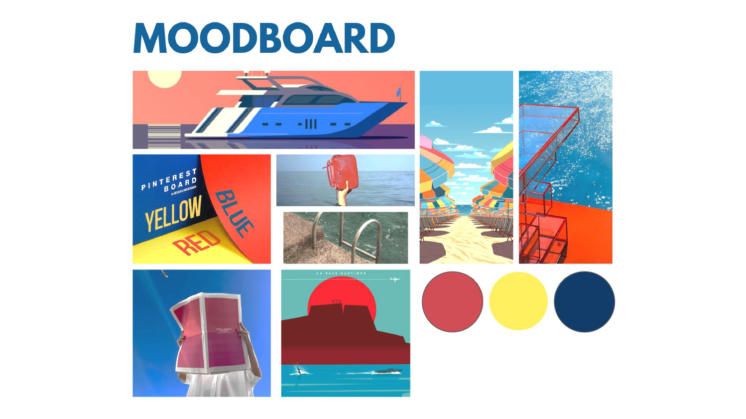 Moodboard Toulon Provence Regatta - palette et références visuelles